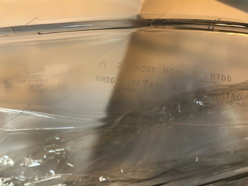 Mercedes W212 E350 E400 E500 E550 E63 AMG RIGHT Headlamp Lens Cover OEM 09-13 - Picture 4 of 7