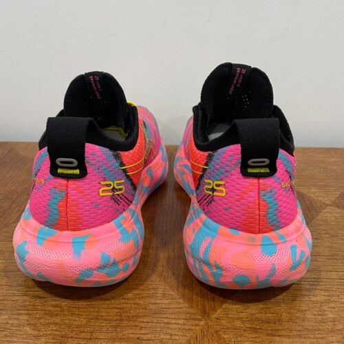 Scarpe ASICS Gel Nimbus 25 donna 8 acquario rosa giallo vibrante sneaker 1012B586 - Foto 12 di 17
