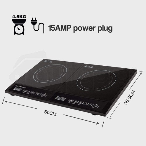 NNEMB Electric Induction Cooktop Portable Kitchen Ceramic Cooker Cooktop 15AMP - Picture 6 of 9