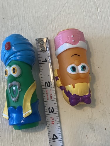 Veggie Tales Christmas Nativity Larry The Cucumber Wise Man Laura The Carrot - Picture 13 of 14
