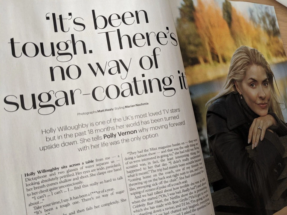 UK Times Style Magazine. Holly Willoughby. Sophie Ellis Bextor. 26.1.25 - Image 2 of 3