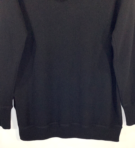 LORD & TAYLOR Size XL 100% Cashmere Pullover Hoodie in Black - Picture 9 of 13