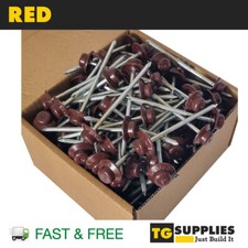 Onduline Roofing Nails Fixings For Corrugated Roof Sheets Black Brown Red Green
