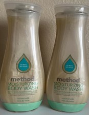2X Method Body Wash Moisturizing Coconut Milk 18 Oz Each