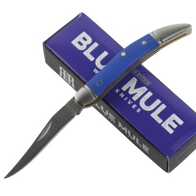 Rough Rider Blue Mule Toothpick Work Pocket Knife RR2169 G10 Handle