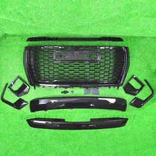 For 2021-2024 GMC Yukon/XL Denali Front Grille Hood Trim Molding Gloss Black Set