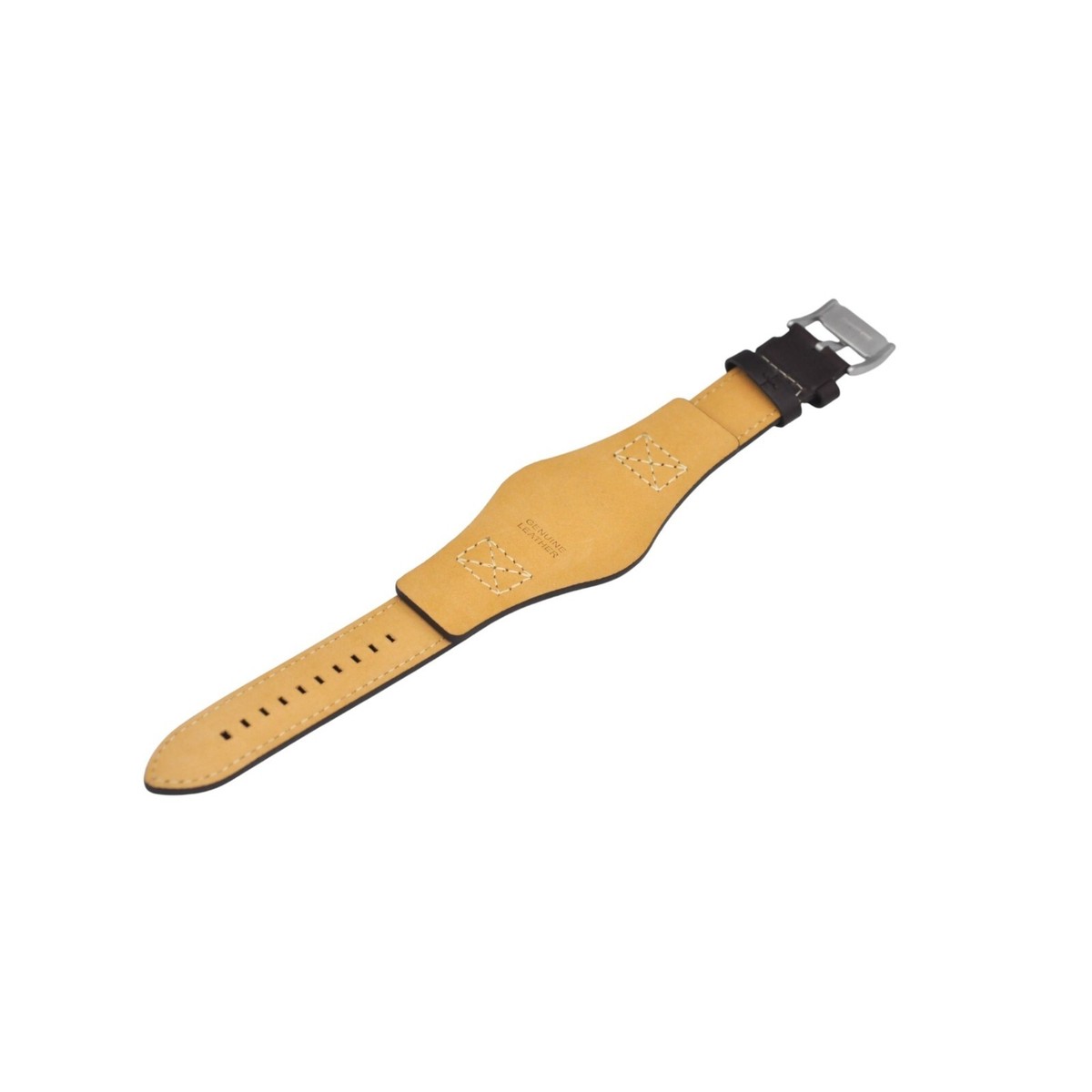 Nate JR1511 22mm Brown Leather Watch Strap For Fossil | eBay
