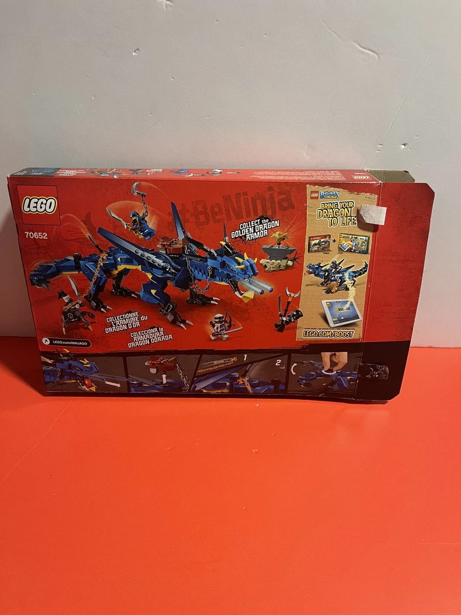 LEGO 70652 Ninjago Stormbringer Lightning Dragon Hunter Box And