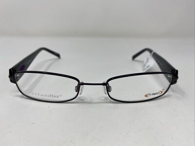 Eschenbach Crush 850026 51 50-19-135 Black/Green Full Rim Eyeglasses Frame XX77