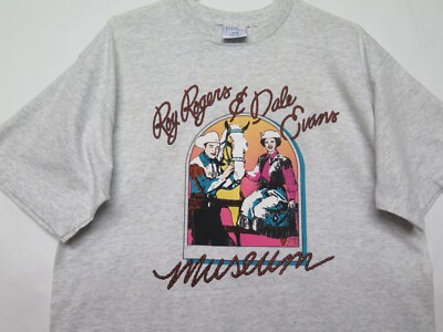 Roy Rogers Museum T Shirt Adult Sz L Dale Evans Cowboy Vintage