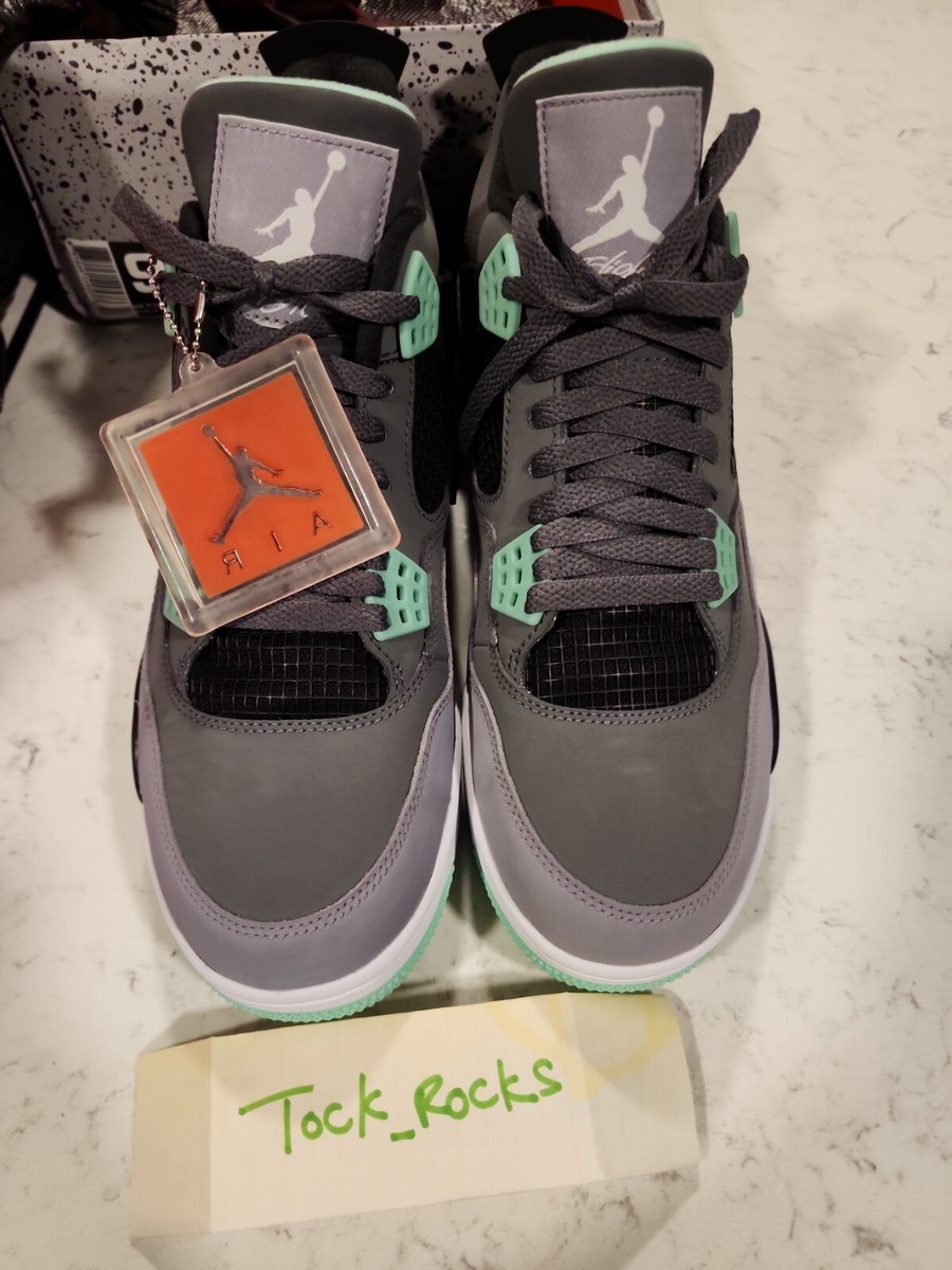 fake jordan 4 green glow