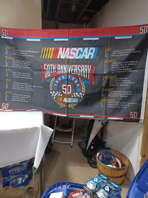 Display this 50th Anniversary at your next racing event