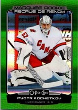 2022-23 O-PEE-CHEE MARQUEE ROOKIE RAINBOW GREEN FOIL #573 PYOTR KOCHETKOV 14/33