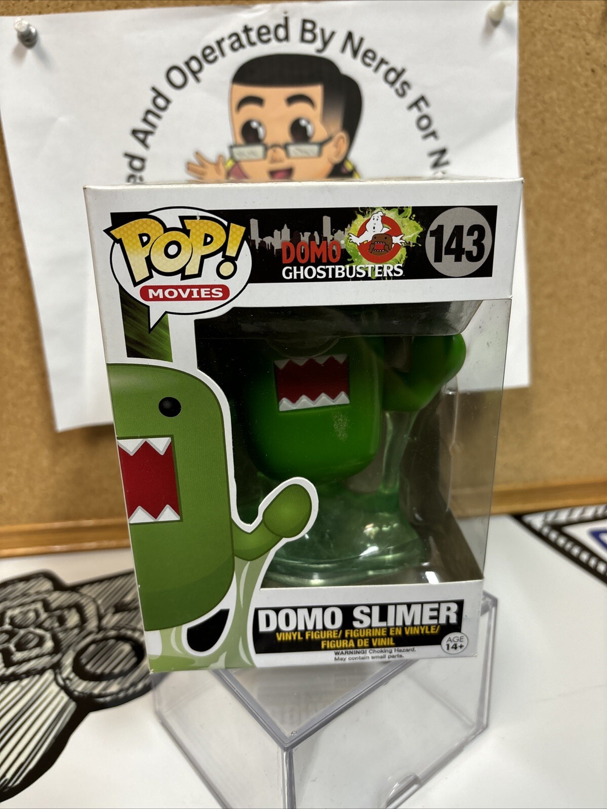 Funko Pop! Vinyl: Ghostbusters Domo (As Slimer) #143 Vaulted W/ Protector