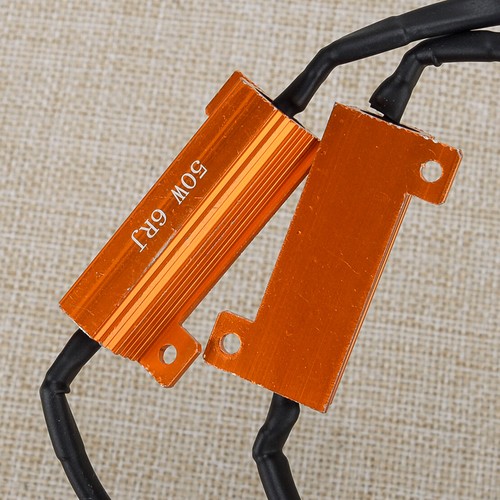 EBTOOLS Resistenza 5W Carico - Resistore Di Carico - Resistenza Di Carico 10W Resistore Di Carico Decoder Led Aut 2Pcs Anti Hyper Flash Nessun Errore Resistenza Di Carico Wirewound 10W