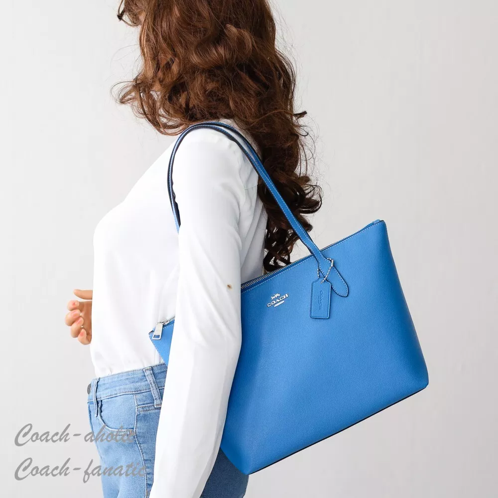 Coach crossgrain large street tote hotsell