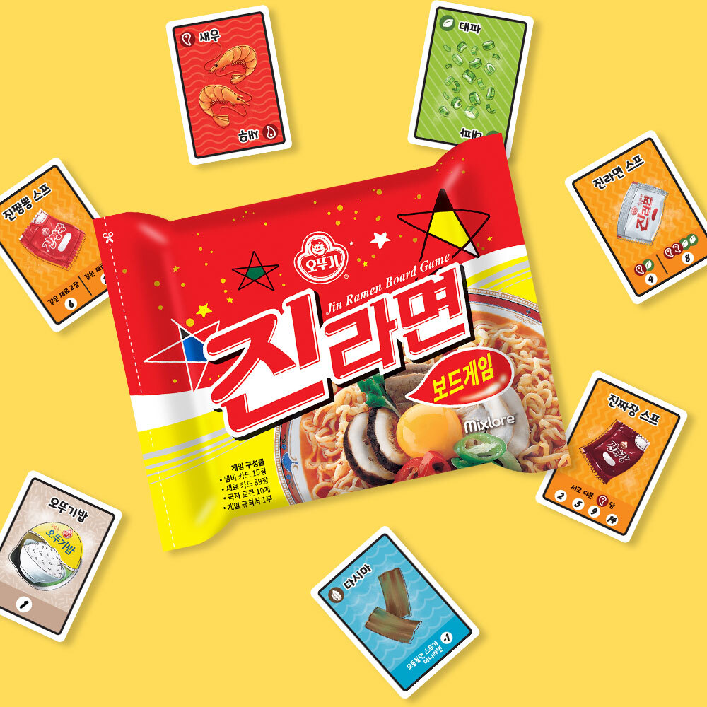 Ottogi Jin Ramen Fury Card Board Game Korean Version | eBay