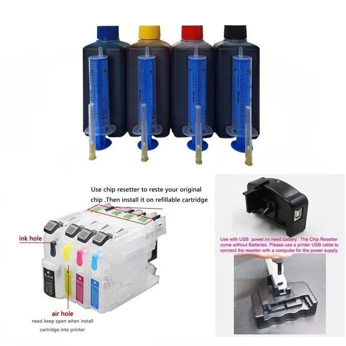 Octopus Printer Ink Set, Refill Ink Compatible With Brother - View #6