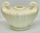 Lamp/Candle Holder McCoy Shawnee or Hull Pottery Style Ivory Ceramic Vintage