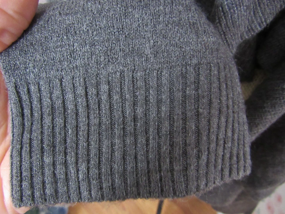 SUSAN LAWRENCE, SUÉTER CÁRDIGAN ABIERTO MANGA LARGA ACRÍLICO GRIS PARA MUJER, TALLA PXL Foto 3 de 4