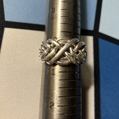 Sterling Silver 6 Piece Puzzle Ring Size 10.5