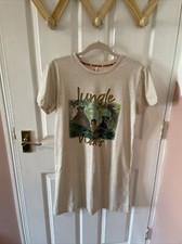 PRIMARK DISNEY Beige Jungle Book Graphic PJ Nightwear Night Dress, Size 10-12