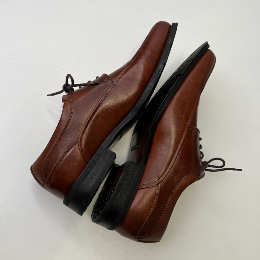 Florsheim Shoe Men 9.5 D Leather Oxford Square Toe Lace  display picture 1