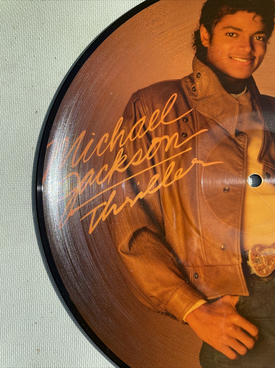 マイケルジャクソン 写真 83枚 貴重 Michael Jackson Thriller Picture Disc Vinyl - Epic Records - 8E8