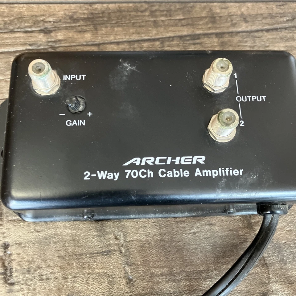 Untested ARCHER 2-WAY 70Ch CABLE AMPLIFIER 15-1960 120V - Image 2 of 4