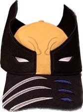 Marvel Wolverine Boys Baseball Hat Adjustable Pointed Ears and Slashed Bill