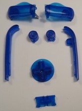 Game Boy Advance BUTTONS PADS SET Nintendo GBA start select AGB-001-Clear Navy