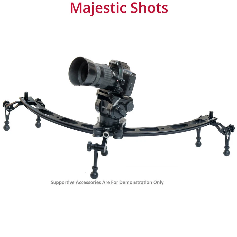 70cm Kamera Slider für 10kg Track Curve Profi Video Shooting DSLR Shootvilla - Bild 2 von 4