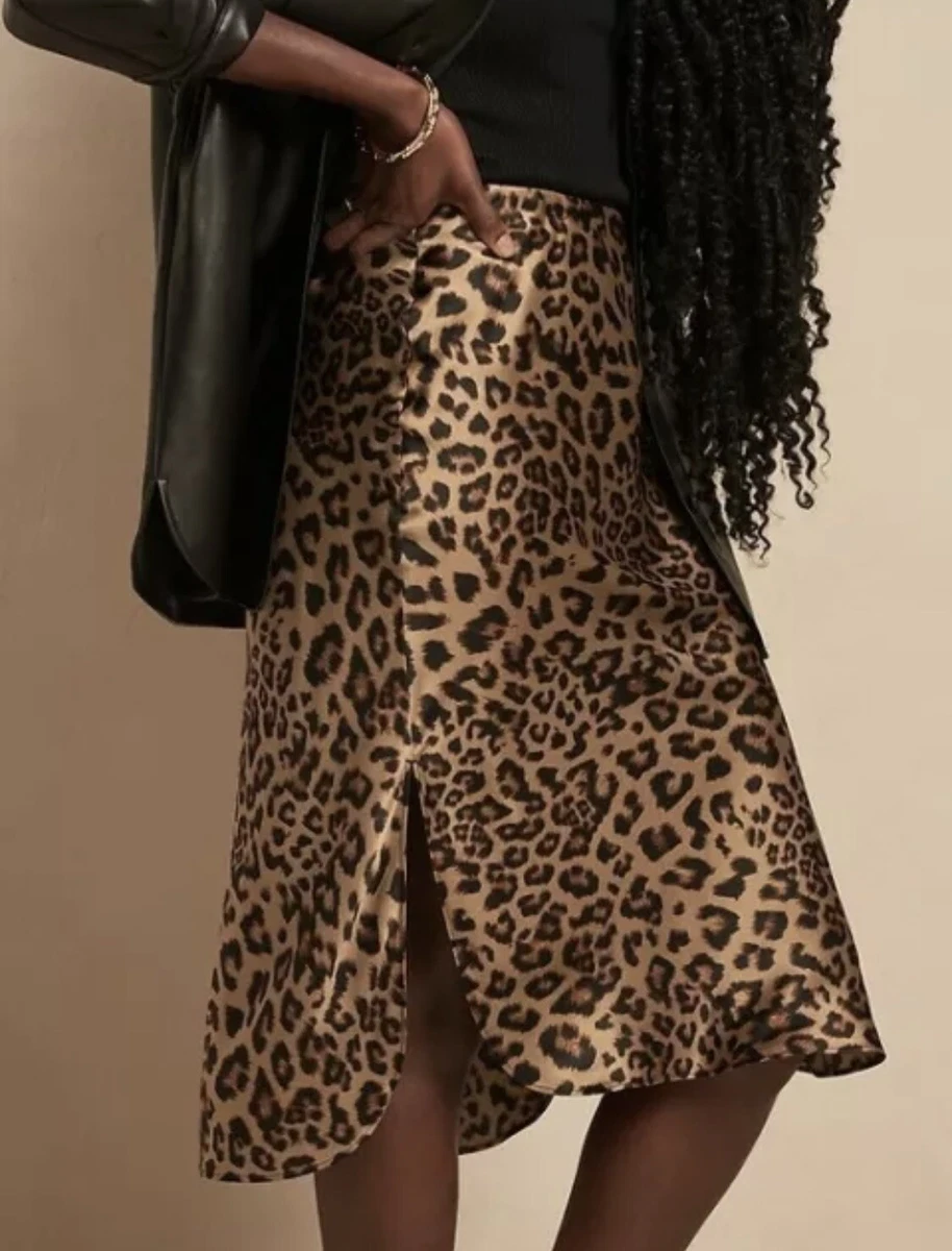 Cheetah midi 2025 skirt nike
