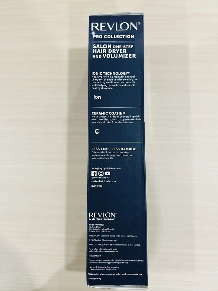 REVLON Cepillo Secador Un Paso Voluminizador Cepillo Aire Caliente TOTALMENTE NUEVO 4 Años de Garantía Foto 4 de 4