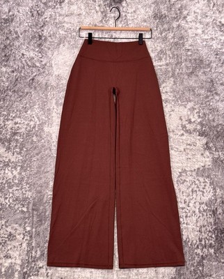 Oner Active Softmotion Pants XS Womens Straight Wide Espresso Brown