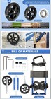 Dog Wheelchair for Back Legs with Upgraded All-Terrain Tires - Xsmall 11-18#s — photo 5