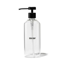 Public Goods Glass Dish Soap Dispenser Pump for Kitchen Sink  16 Oz