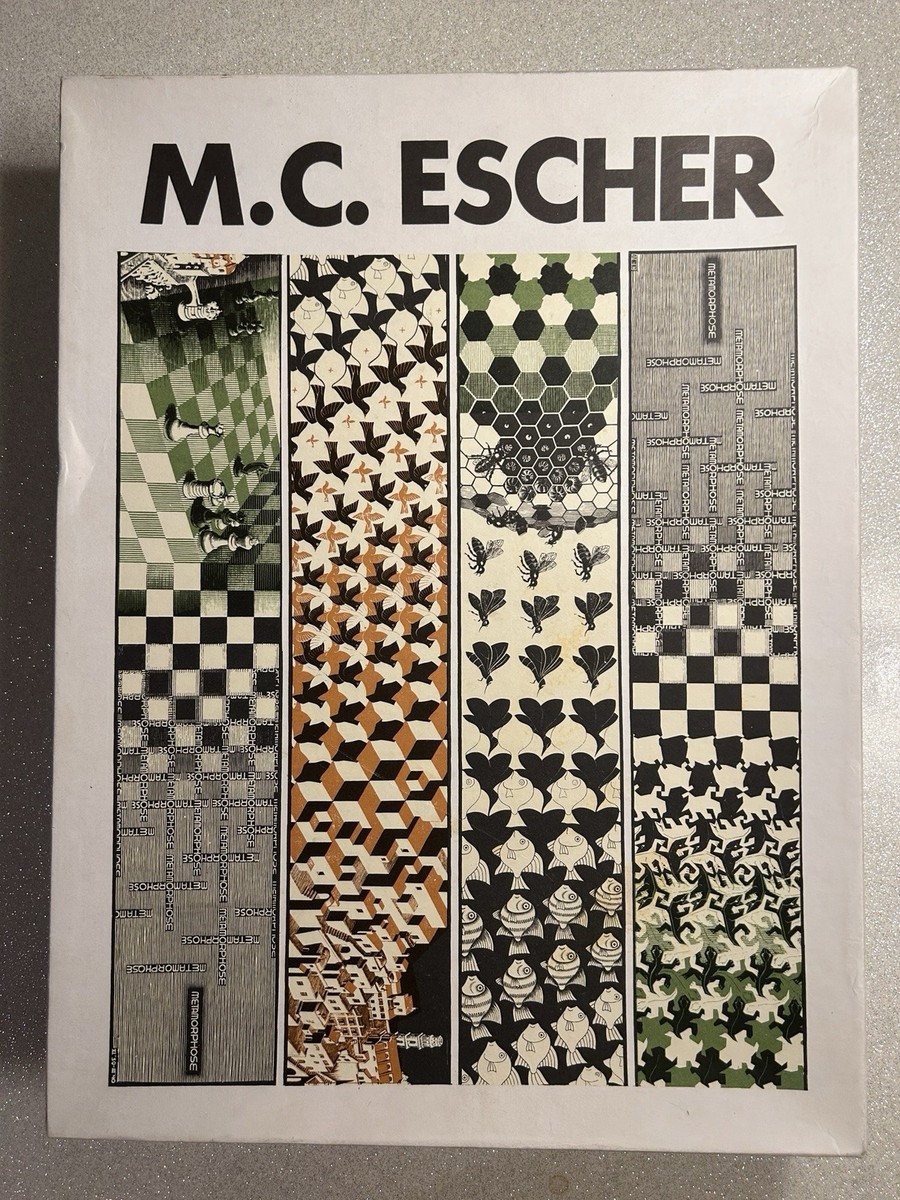 【超希少】M.C. Escher ジグソーパズル3000ピース Very RARE Selegiochi M.c. Escher Metamorphose Puzzle 8.5 X