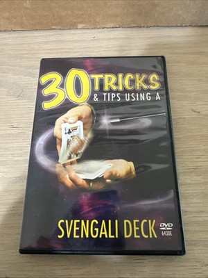 30 Tricks & Tips Using a Magic Svengali DVD  Brand New Factory Sealed #BOX 15