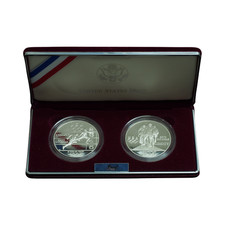 1995 Atlanta Olympic Games Silver Proof Set with Box and COA*JE