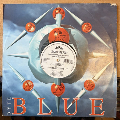 SASH! * ENCORE UNE FOIS * 12'' EP (BELGIUM) 1996 BYTE BLUE BB9618-12 PLAYS GREAT