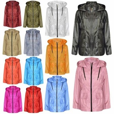 Kids Raincoat Jackets Waterproof Hooded Raincoat Children Age 5-13 Years