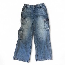 Bdg Women's Wide Leg Blaine Cargo Skate Jeans SZ 31