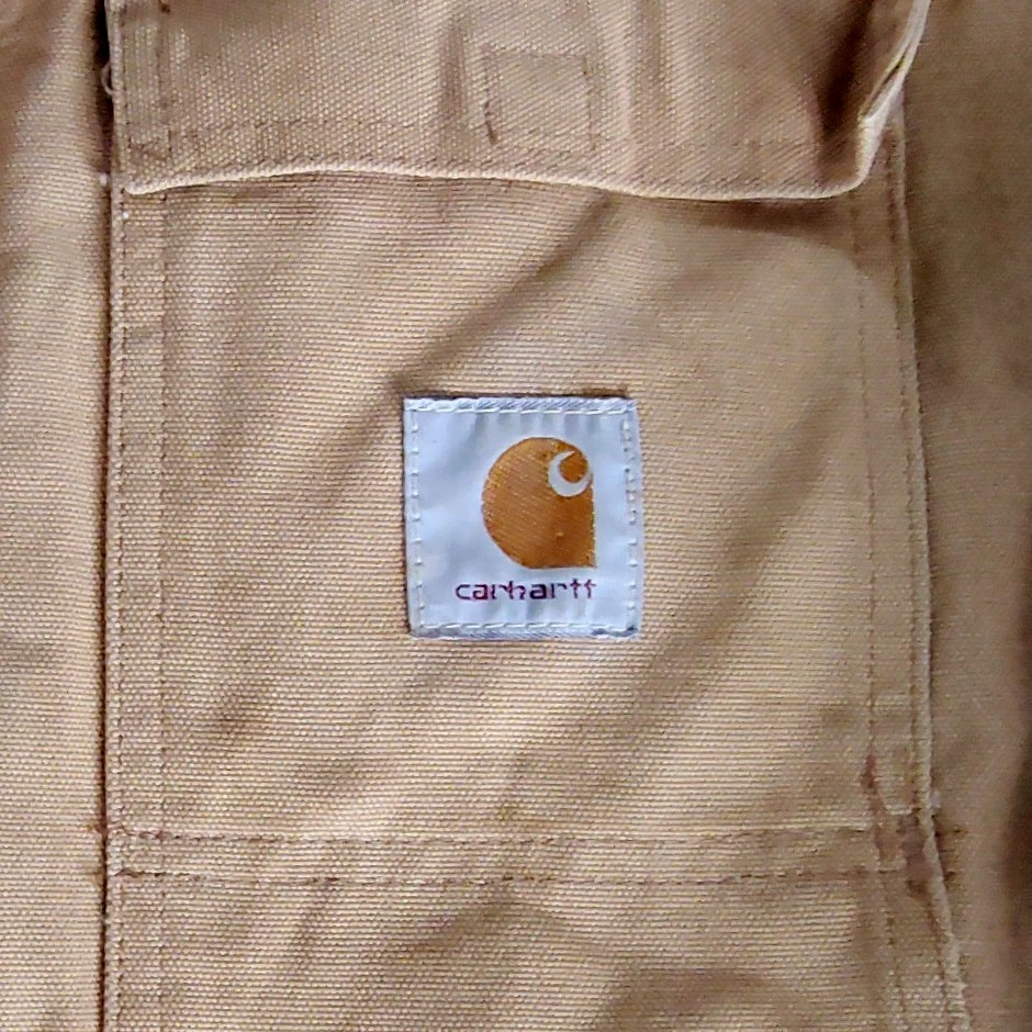 Vintage 90s Carhartt Artic C03 Quilted Brown Duck Jacket Men's XL Made in USA image 3