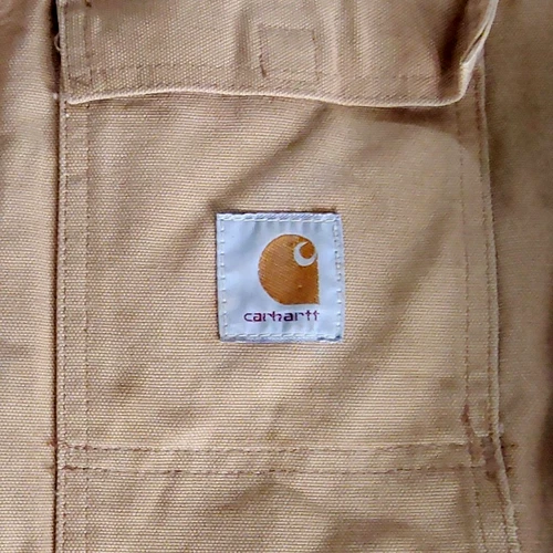 Vintage 90s Carhartt Artic C03 Quilted Brown Duck Jacket Men's XL Made in USA image 3