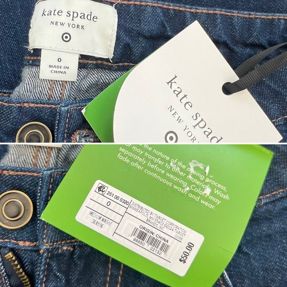 Kate Spade Dark Blue Cropped Jeans, photo 8