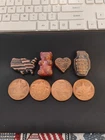 15+ OZ. Lot .999 Copper ROUNDS AND POURS GUMMY BEAR, 420 THEMED, OTHER #A001