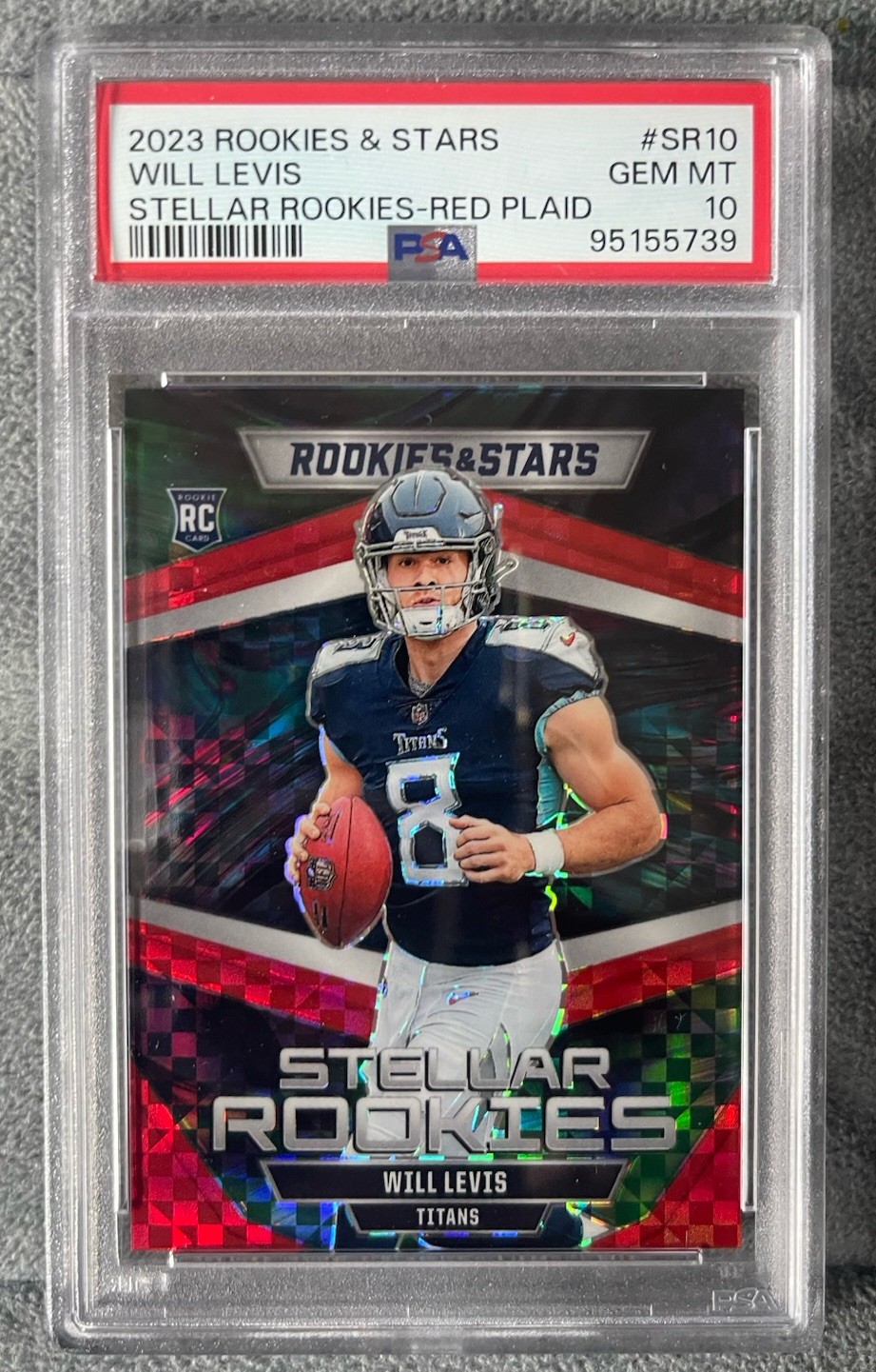 Will Levis Panini Rookies & Stars Stellar Rookies #SR10 Red Plaid