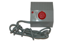 Lego® train 12V chemin de fer voie ferrée GRAND Transfo GRIS VIEUX