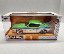 Jada 1:24 Bigtime Muscle 1969 Pontiac GTO Judge Diecast Model Car 35489 Green